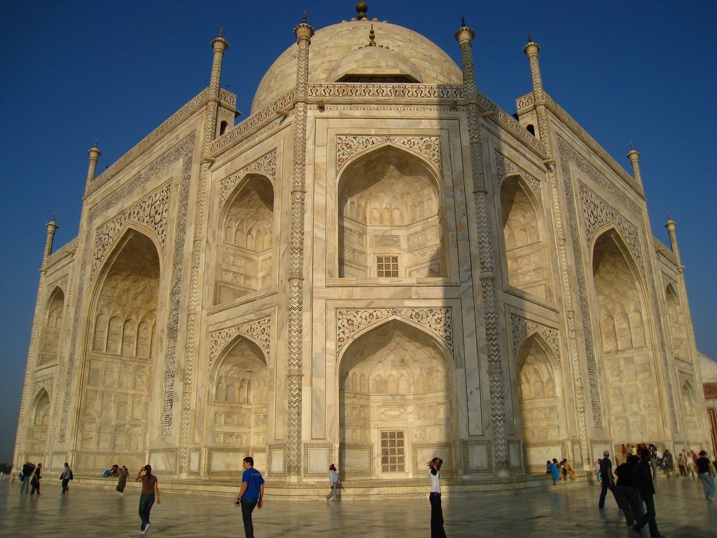 Taj Mahal in Agra - India (arches)